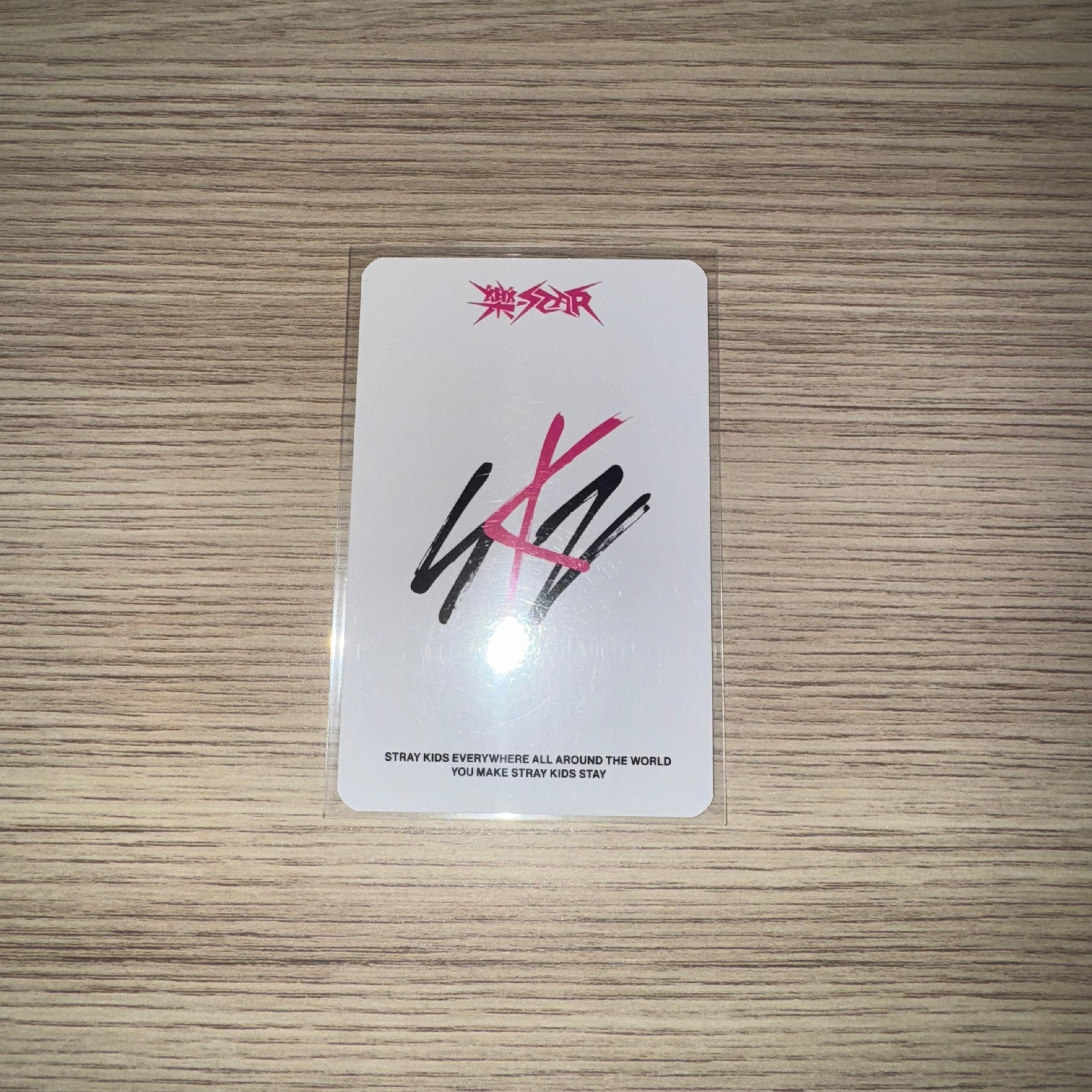 STRAY KIDS - “Rockstar” Bang Chan Soundwave card