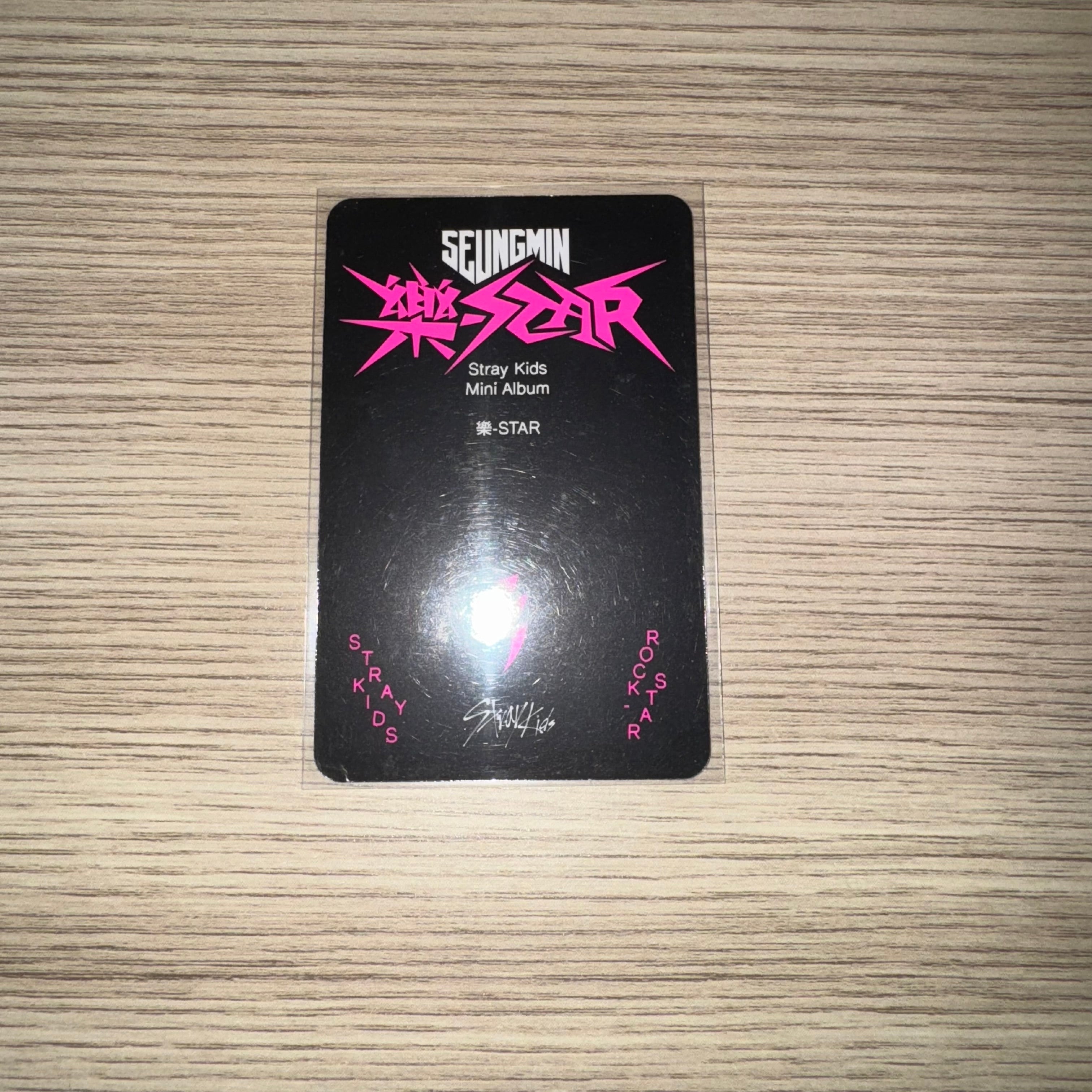 STRAY KIDS - “Rockstar (Postcard Version)” Seungmin Album Card