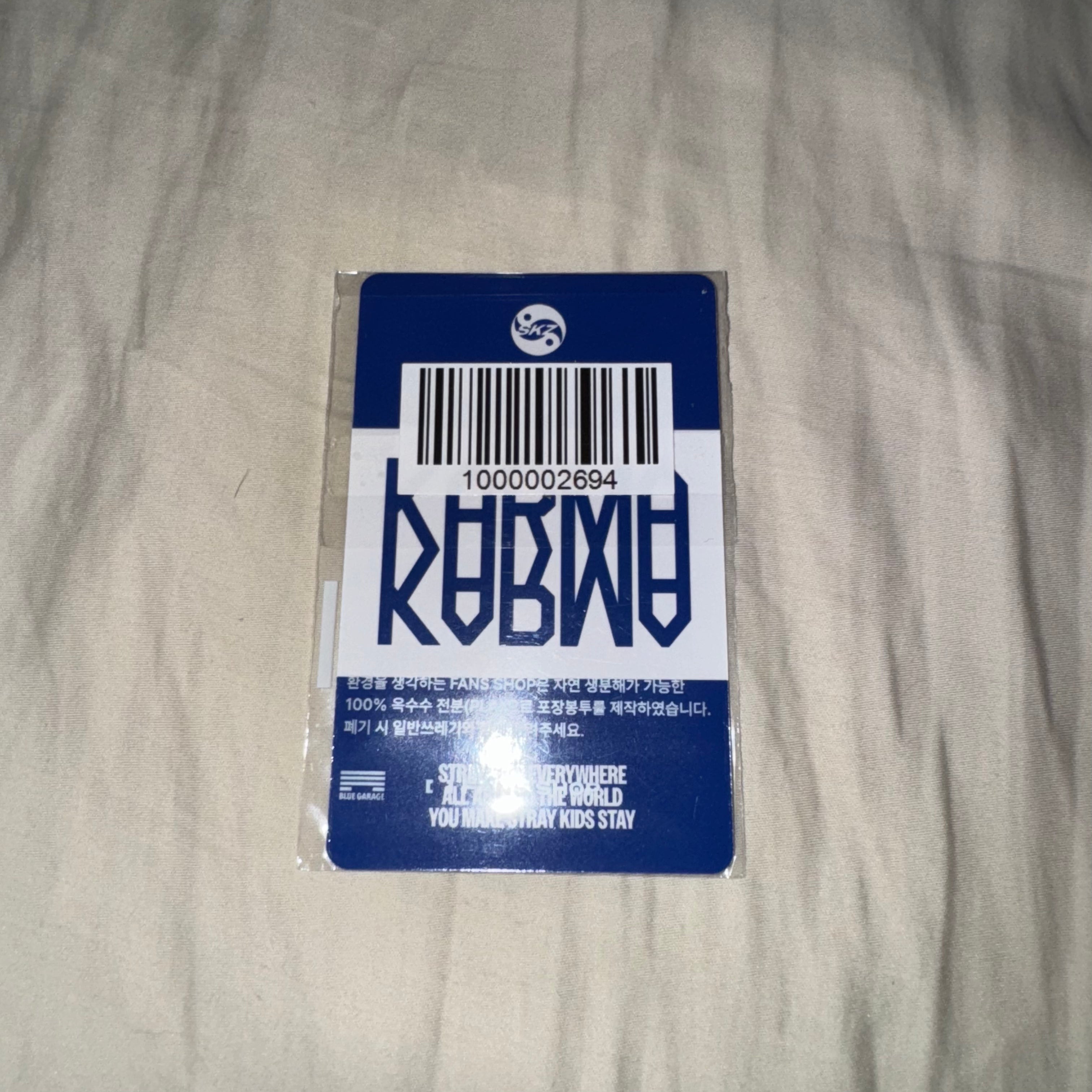 Stray Kids “KARMA” Hyunjin Fans Photocard