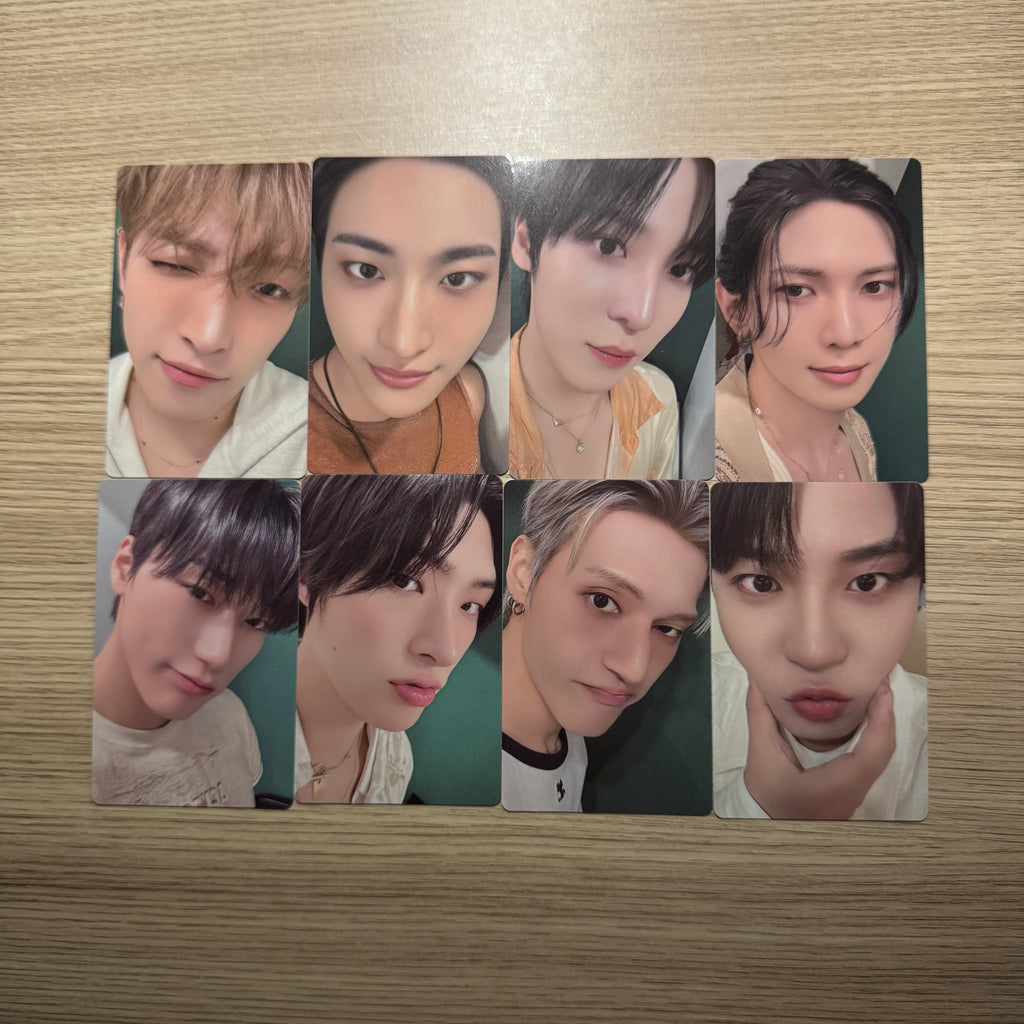 ATEEZ - “8ROOM Pop Up Store” OT8 Stamp Event card set