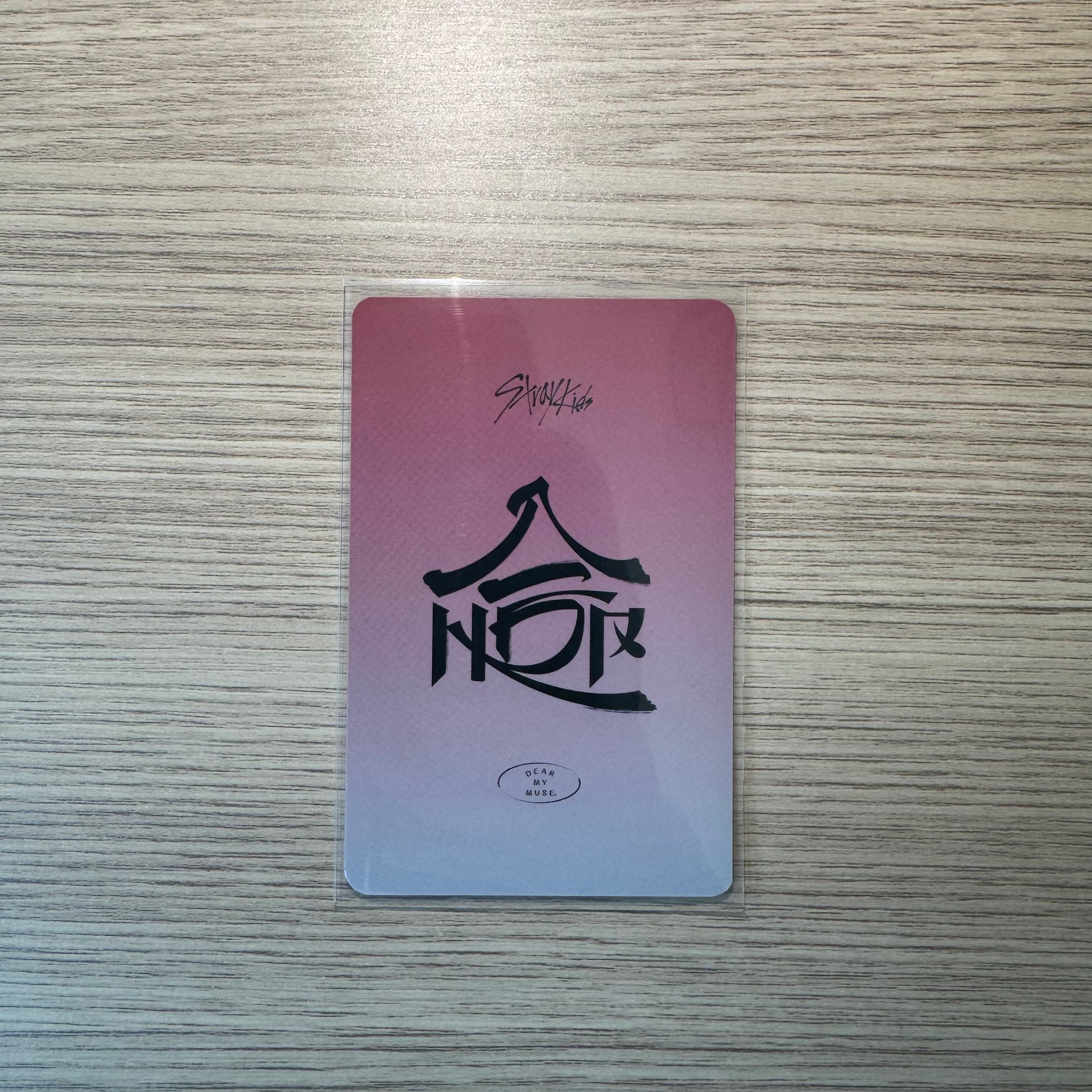 STRAY KIDS -  “HOP” I.N Dear My Muse card