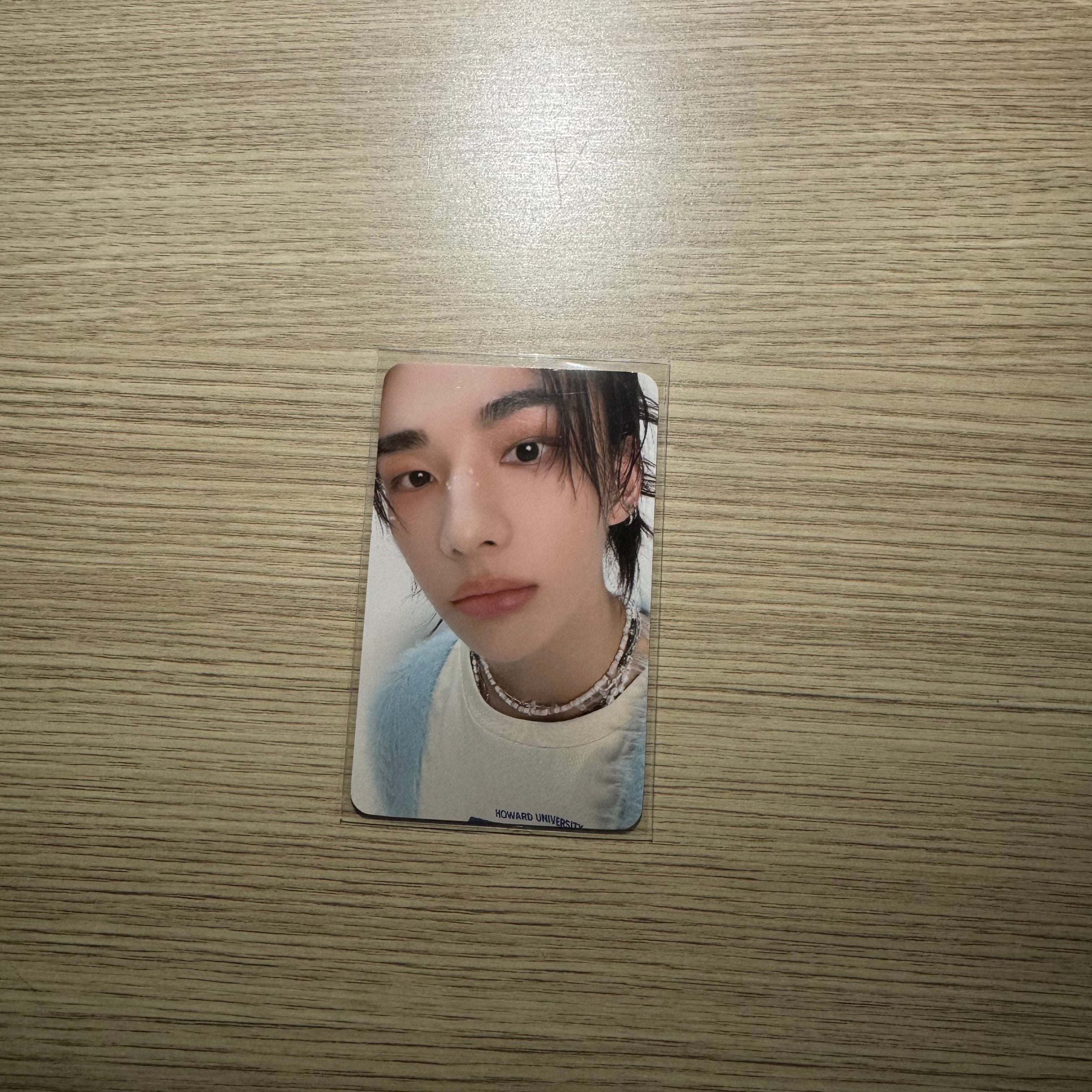STRAY KIDS -  “5TH Fanmeeting ‘SKZ 5‘CLOCK merch” Hyunjin 40k Spend Event card