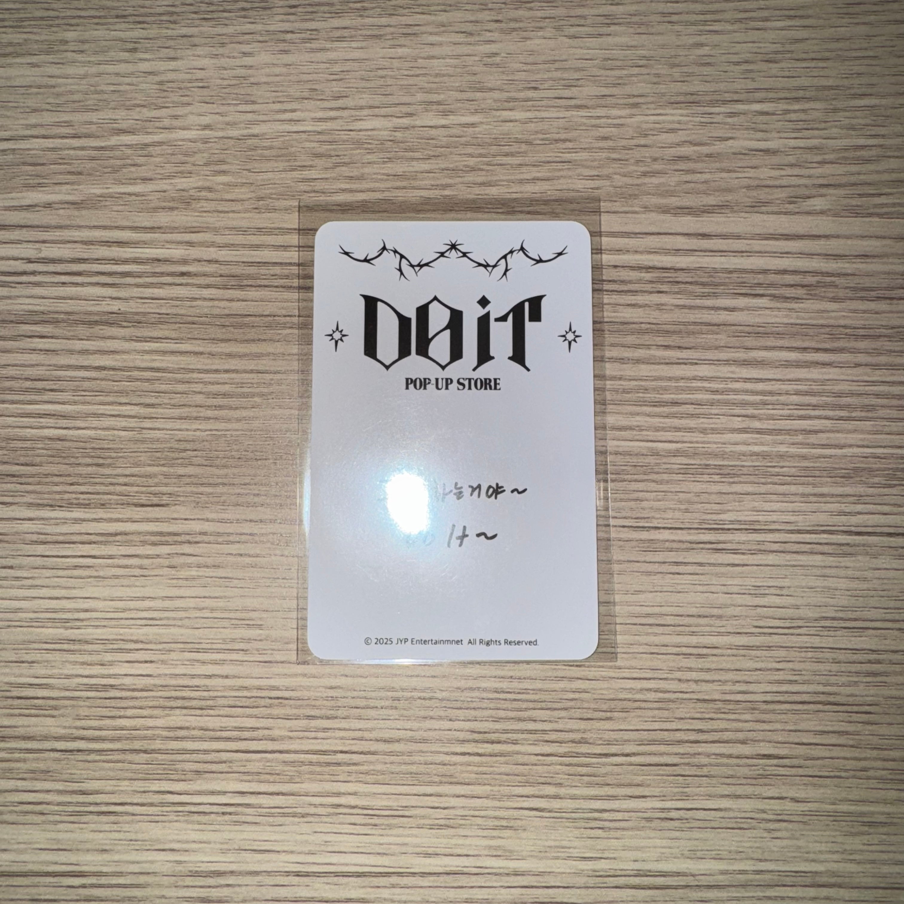 STRAY KIDS - "Do It Pop Up Store" Seungmin 30k Spend event card