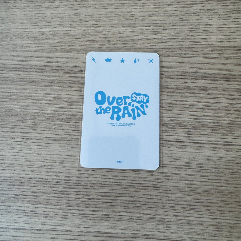 STRAY KIDS - "Official Fanclub Stay 5th Generation Over The Rain" Felix card