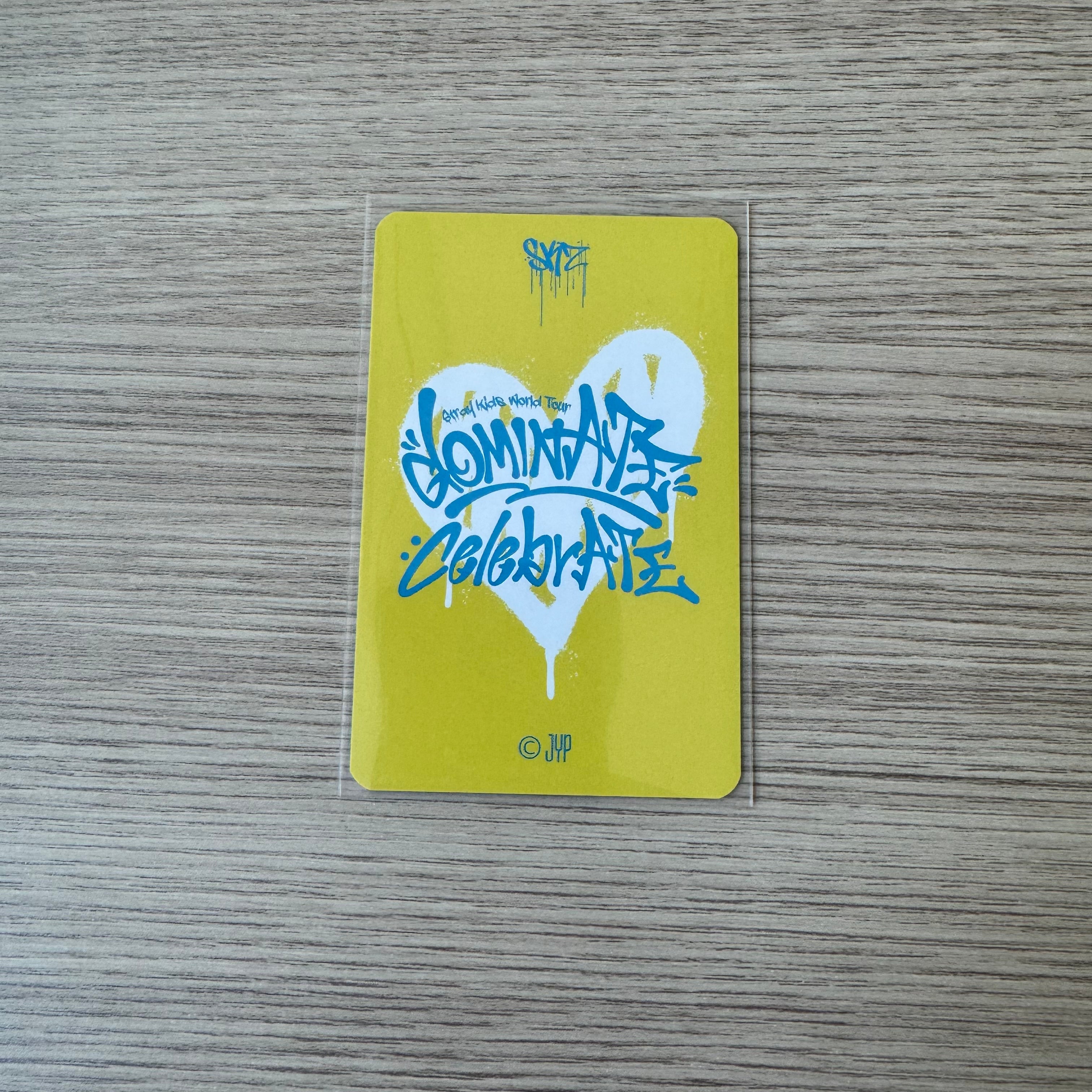 STRAY KIDS - "DOMINATE

CELEBRATE pop up store "Hyunjin 30k spent event card