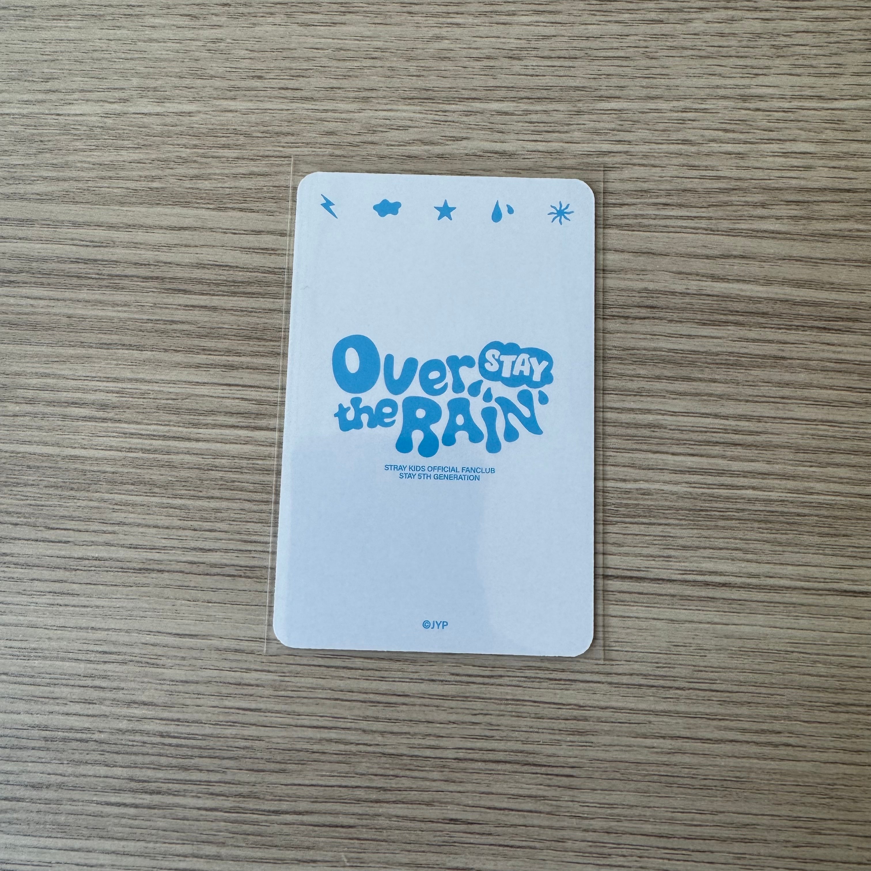STRAY KIDS - "Official Fanclub Stay 5th Generation Over The Rain" Seungmin card