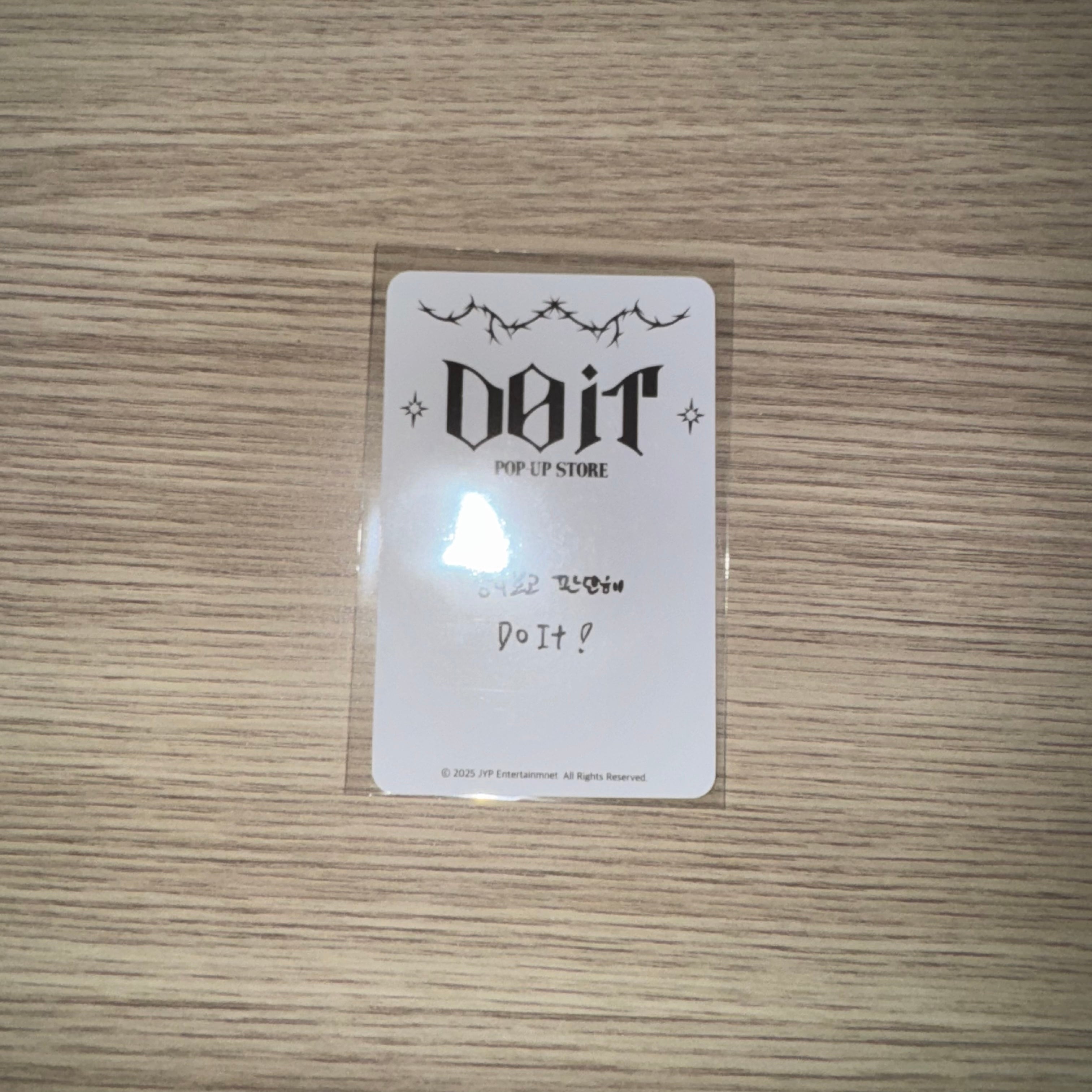 STRAY KIDS - "Do It Pop Up Store" Changbin 30k Spend event card